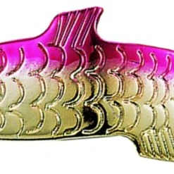 Acme Tackle Acme S304/GNR Phoebe Spoon, 2", 1/4 Oz, Gold Neon Red