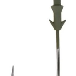 Mustad Elite Football Jig Head - 1X Strong - 1/4oz - 2/0 Matte Olive Green