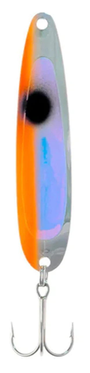 Michigan Stinger Spoons - STINGRAY SIZE - NS391 - UV Orange Tuxedo