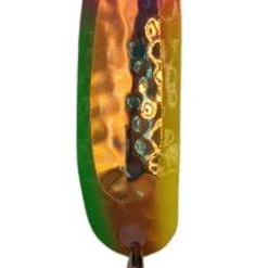 Michigan Stinger Spoons - SCORPION SIZE - XCH341TUV - Copper Hammered - Bite Me Trans UV