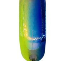 Michigan Stinger Spoons - SCORPION SIZE - XS404UV - Silver Smooth - Blue Veggie UV