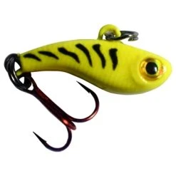 Kenders Tungsten T-Rip Mini Vibe Bait - 1/2" - Chartreuse Tiger Glow