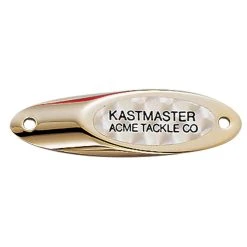 Acme Tackle Kastmaster Spoons - 1/2OZ - Gold With Gold Flash Tape