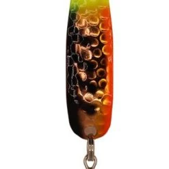 Michigan Stinger Spoons - SCORPION SIZE - XCH274 - Copper Hammered - Blonde Chick